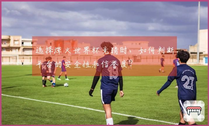 选择烽火世界杯竞猜时，如何判断平台的安全性和信誉度？